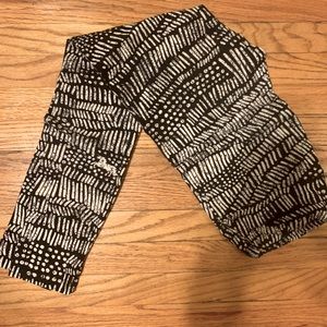 Black & White Asymmetric Unicorn Leggings